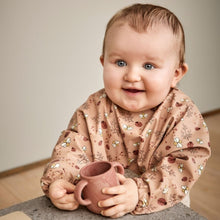 Charger l'image dans la galerie, Bavoir à manches longues Luna - Abeilles & Fleurs