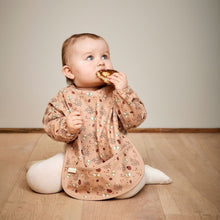 Charger l'image dans la galerie, Bavoir à manches longues Luna - Abeilles & Fleurs