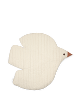 Charger l'image dans la galerie, Tapis matelassé Oiseau - Ecru