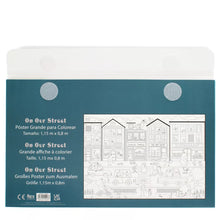 Charger l'image dans la galerie, Grand poster à colorier + crayons - Dans la rue