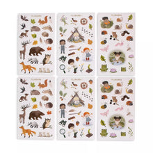 Charger l'image dans la galerie, Kit 120 autocollants - Amis de la Forêt