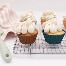 Charger l'image dans la galerie, Lot de 12 moules à muffins en silicone