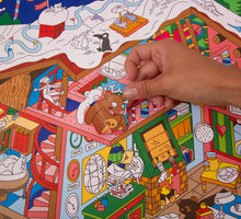 Charger l'image dans la galerie, Cherche & Trouve géant avec stickers - Atelier du Père-Noël