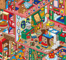 Charger l'image dans la galerie, Cherche & Trouve géant avec stickers - Atelier du Père-Noël