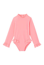 Charger l'image dans la galerie, Maillot de bain 1 pièce Manches Longues - Rose Vif