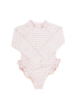 Charger l'image dans la galerie, Maillot de Bain manches longues Ariella - Carreaux