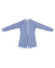 Charger l'image dans la galerie, Combinaison anti-UV - Rayé Blanc/Bleu