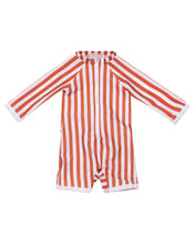 Charger l'image dans la galerie, Combinaison anti-UV - Rayé Blanc/Rouille