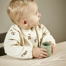 Charger l'image dans la galerie, Bavoir à manches longues Luna - Circus crème