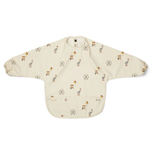 Charger l'image dans la galerie, Bavoir à manches longues Luna - Circus crème
