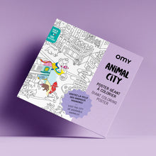 Charger l'image dans la galerie, Poster à colorier - Animal City