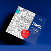 Charger l'image dans la galerie, Poster à colorier - France