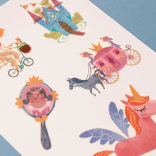 Charger l'image dans la galerie, Planche de Tatouages - Princesse