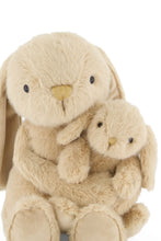 Charger l'image dans la galerie, Peluche Lapin Maman & Bébé Frankie Caramel - 30cm