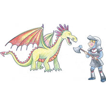 Charger l'image dans la galerie, Personnages à Tamponner - Chevaliers et Dragons