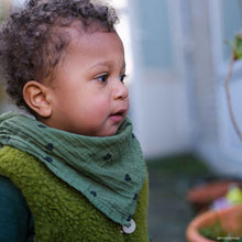 Charger l'image dans la galerie, Lange / Foulard Bianca Coeur Kaki