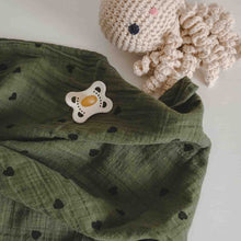 Charger l'image dans la galerie, Lange / Foulard Bianca Coeur Kaki