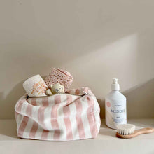 Charger l'image dans la galerie, Trousse de toilette Eponge - Rayures Rose