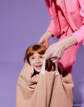 Charger l'image dans la galerie, Panier de rangement Playground - Taupe Grid