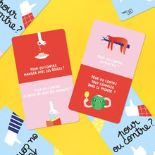 Charger l'image dans la galerie, Jeu de cartes "Pour ou contre?"