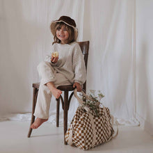 Charger l'image dans la galerie, Sac à langer Raphael Damier Caramel