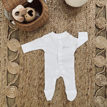 Charger l'image dans la galerie, Pyjama Bébé Blanc - Manuscrit