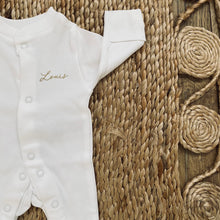 Charger l'image dans la galerie, Pyjama Bébé Blanc - Manuscrit