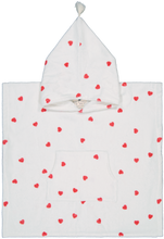 Charger l'image dans la galerie, Poncho de Bain Suzon - Coeur Rouge (4/6 ans)