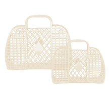 Charger l'image dans la galerie, Grand panier plastique - Cream