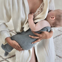 Charger l'image dans la galerie, Cocon d'emmaillotage - Gris bleu