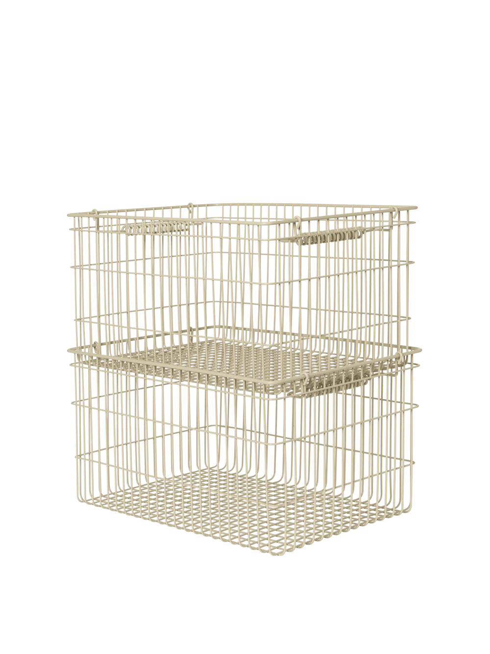 Lot de 2 paniers de rangement Cala - Cashmere