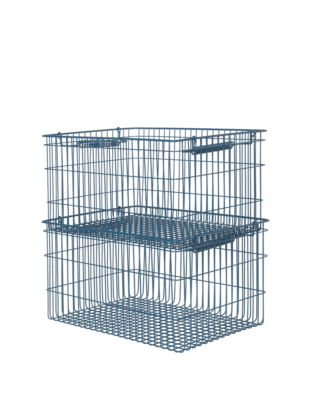 Lot de 2 paniers de rangement Cala - Bleu