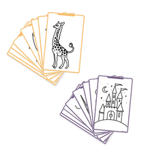 Charger l&#39;image dans la galerie, Cartes supplémentaires pour Kidydraw-Mini - Il Etait une fois &amp; Animaux
