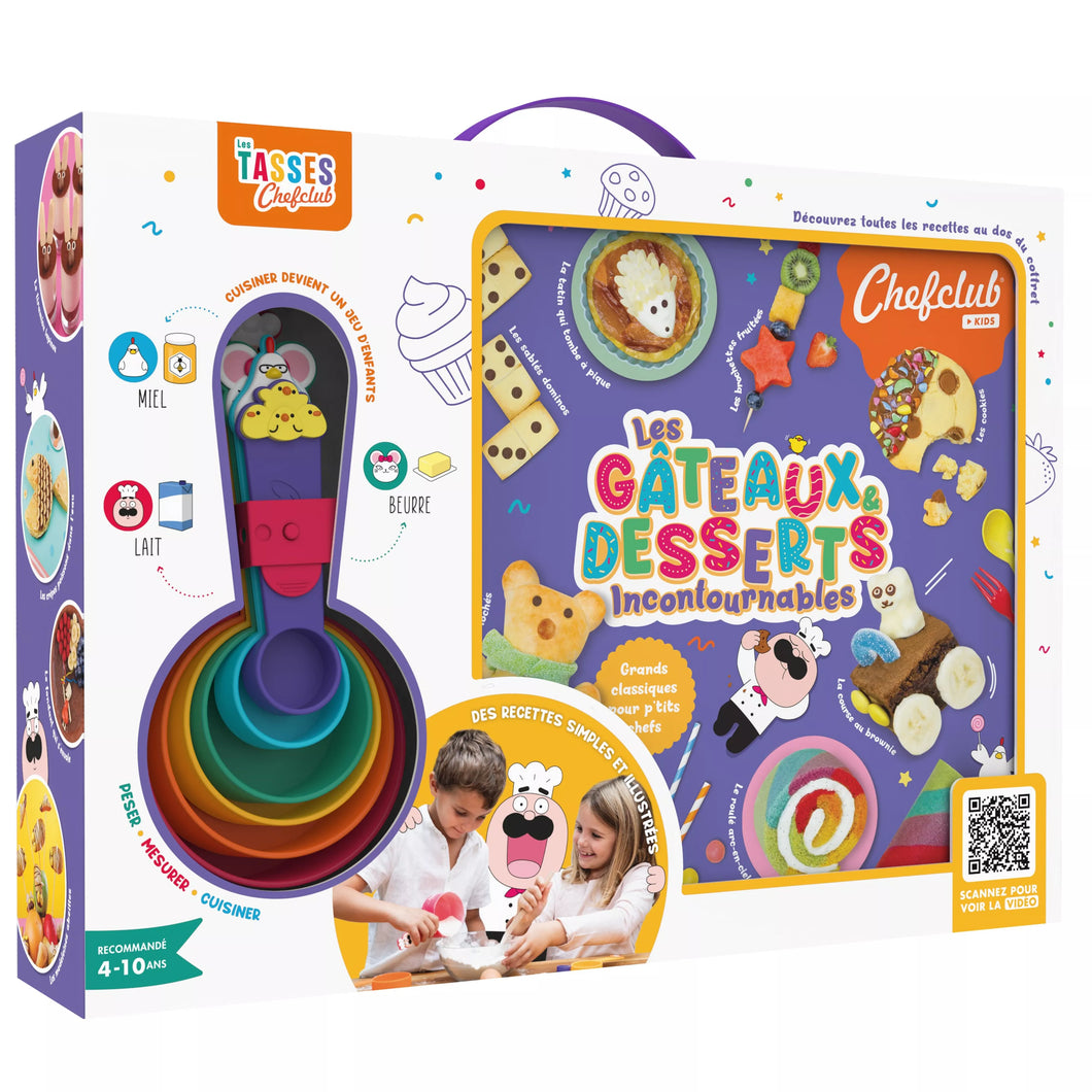 Coffret cuisine - Les gâteaux & desserts incontournables