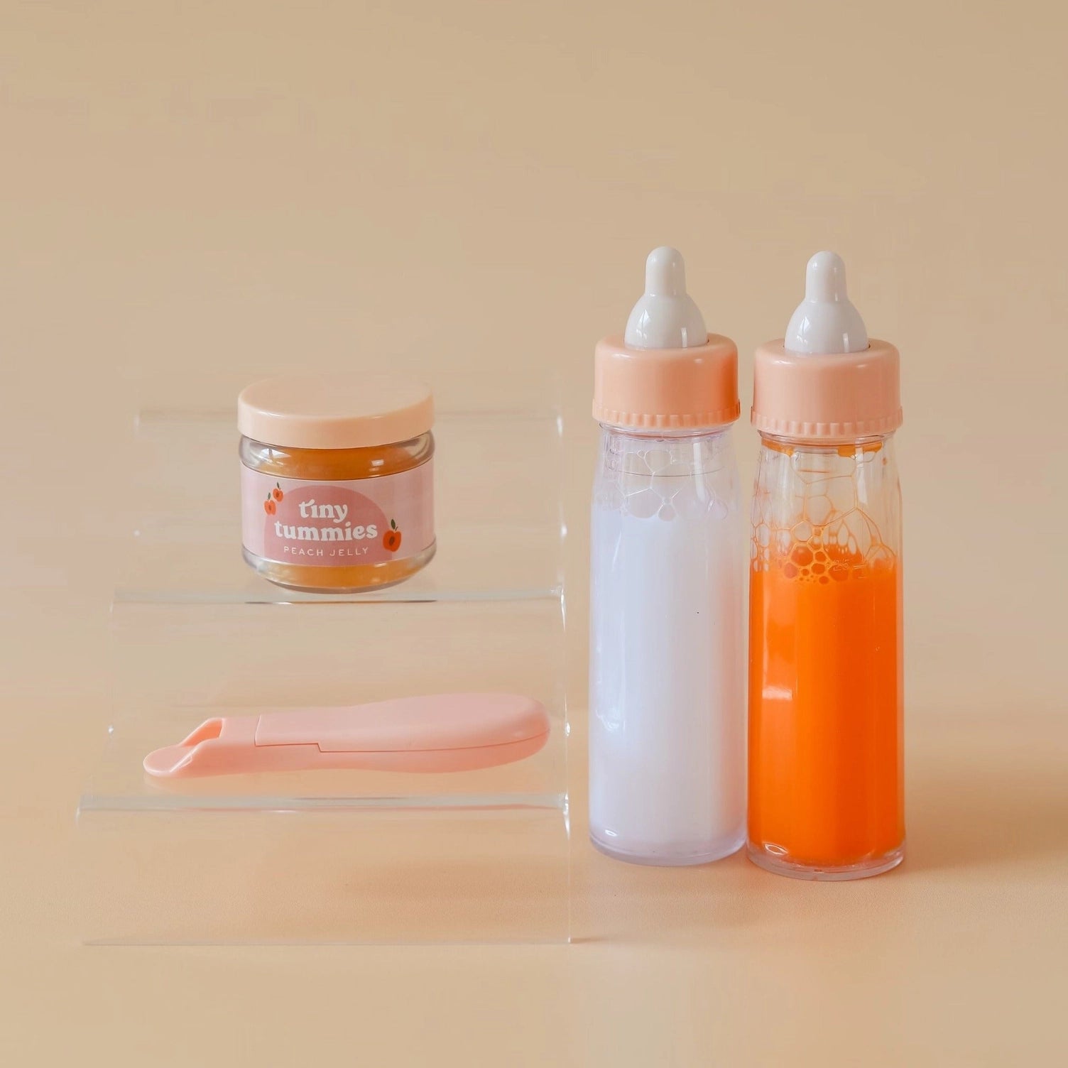 Biberons magiques - duo lait et jus de fruit - Mini Colocs