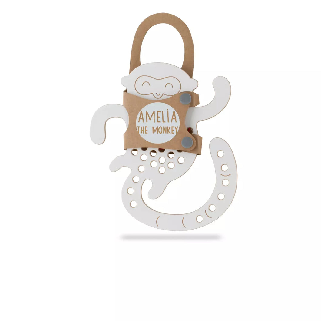 Jouet à lacer - Amélia le Singe