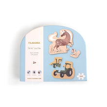 Charger l&#39;image dans la galerie, Set de 7 puzzles - Animaux de la ferme
