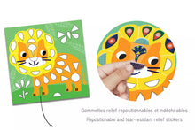 Charger l&#39;image dans la galerie, Gommettes repositionnables - Dans ma savane
