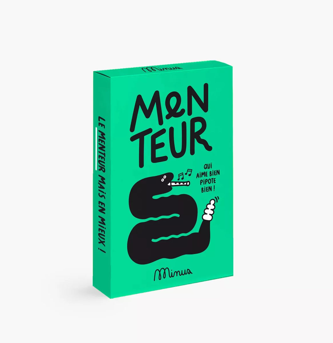 Jeu de cartes - Menteur! Qui aime bien, pipote bien..