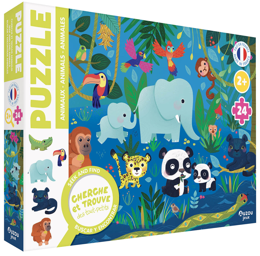 Puzzle Cherche & Trouve des tout-petits - Les Animaux