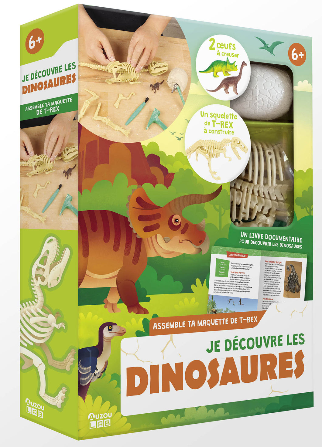 Auzou LAB' - Je découvre les Dinosaures