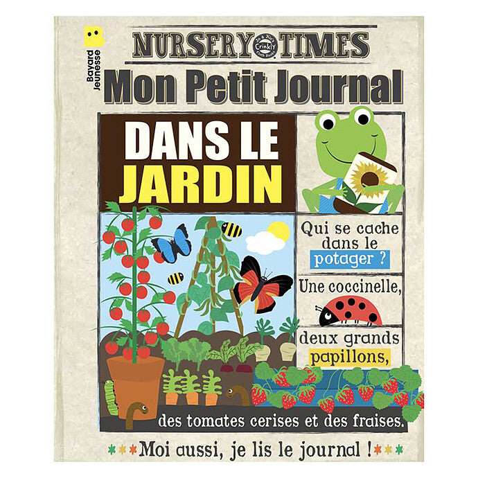 Livre bébé en tissu - Le jardin