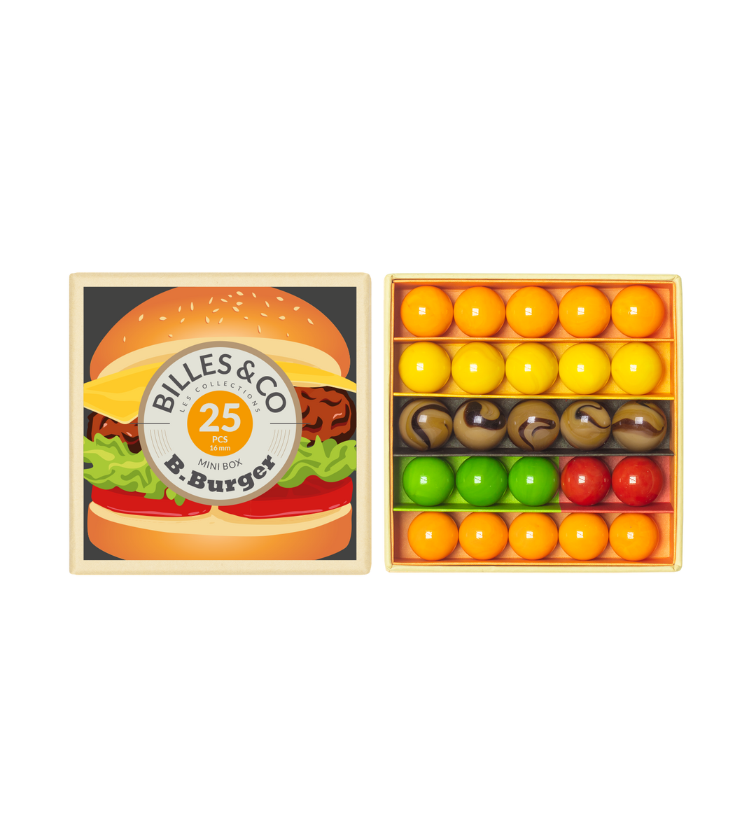 Coffret de 25 billes - Burger