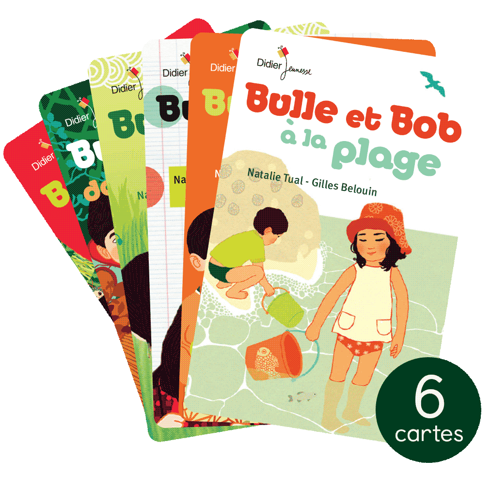 Carte Yoto - Pack Les Aventures de Bulle et Bob (6 cartes) (3/6ans)