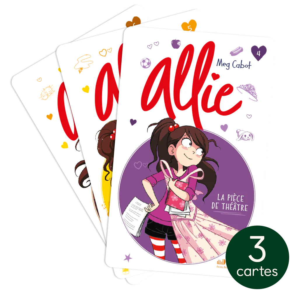 Carte Yoto - Pack Le Carnet d'Allie 4 à 6 (3 cartes) (8/12ans)
