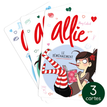 Charger l&#39;image dans la galerie, Carte Yoto - Pack Le Carnet d&#39;Allie 1 à 3 (3 cartes) (8/12ans)
