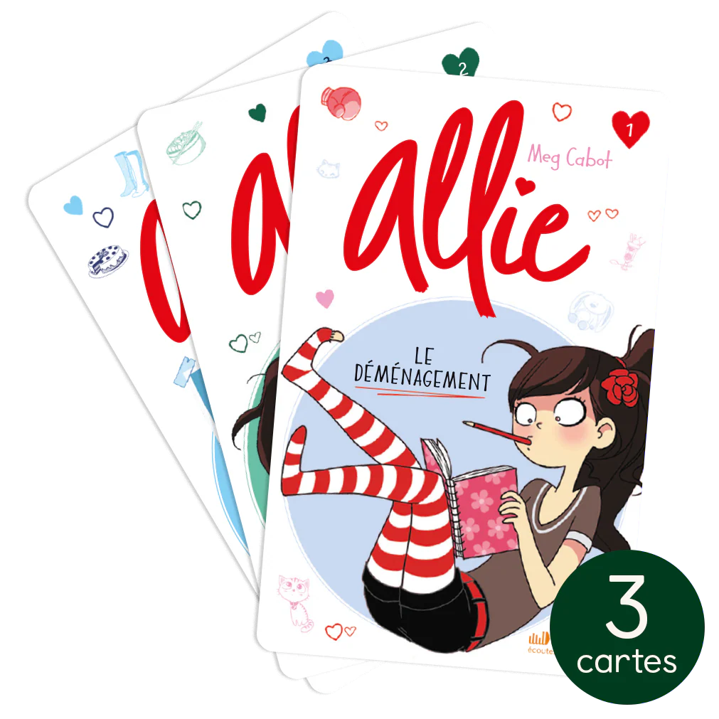 Carte Yoto - Pack Le Carnet d'Allie 1 à 3 (3 cartes) (8/12ans)