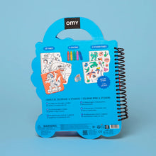 Charger l&#39;image dans la galerie, Cahier de Coloriage &amp; Stickers - Dino
