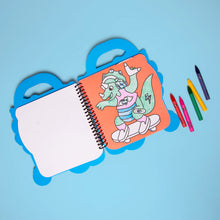 Charger l&#39;image dans la galerie, Cahier de Coloriage &amp; Stickers - Dino
