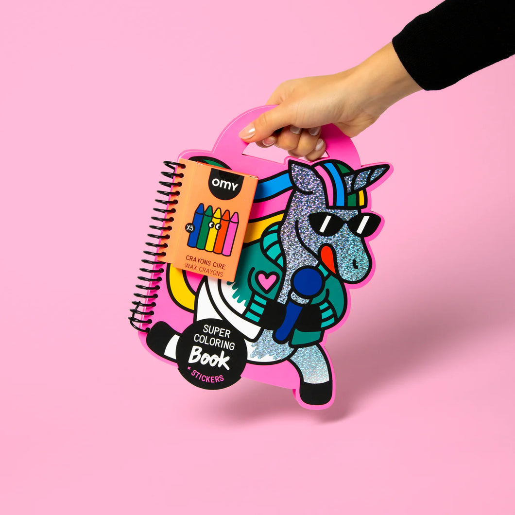 Cahier de Coloriage & Stickers - Lily
